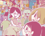 ももの女子旅日記:ベトナムのハロウィーンにバックパッカー街へ!?【第26話 / 連載4コマ漫画 】