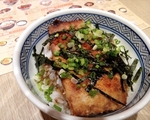 吉野家の牛丼 鳥つくね丼